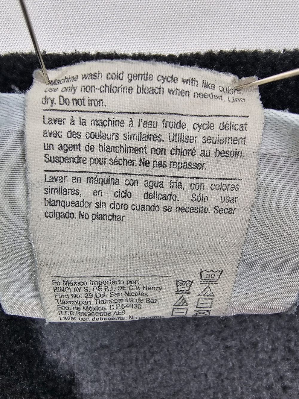 Champion Athleticwear Camo Fleece Jacket Men's 2XL Grey Black Snap Shacket Logo - Picture 7 of 7